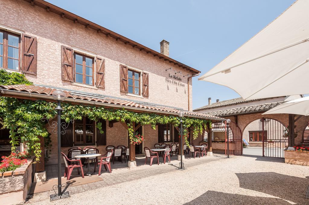 Logis Hotel Le Relais Des Dix Crus Corcelles-en-Beaujolais Extérieur photo